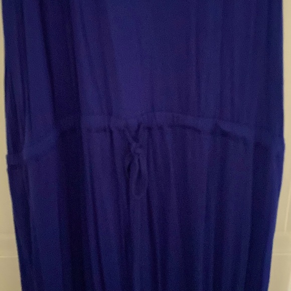 Joe Fresh  blue maxi dress w/ tie waist. 💙 - Picture 4 of 6